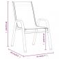 Preview: 3-tlg. Garten-Bistro-Set Schwarz