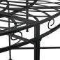 Preview: Baumbank Rund Ø160 cm Schwarz Stahl