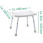 Preview: RIDDER Duschhocker Weiß 150 kg A00601101