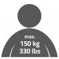 Preview: RIDDER Duschhocker Weiß 150 kg A00601101
