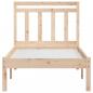 Preview: Massivholzbett 75x190 cm