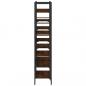 Preview: Bücherregal Braun Eichen-Optik 160x28,5x136,5 cm Holzwerkstoff