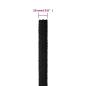 Preview: Bootsseil Schwarz 16 mm 25 m Polypropylen