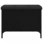 Preview: Sitzbank mit Stauraum Schwarz 62x42x45 cm Holzwerkstoff