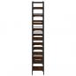 Preview: Bücherregal Braun Eichen-Optik 127,5x28,5x172,5cm Holzwerkstoff