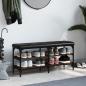 Preview: Schuhbank Braun Eichen-Optik 102x32x47 cm Holzwerkstoff