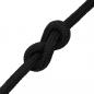 Preview: Bootsseil Schwarz 20 mm 50 m Polypropylen