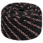 Preview: Bootsseil Schwarz 20 mm 25 m Polypropylen