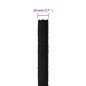 Preview: Bootsseil Schwarz 18 mm 50 m Polypropylen