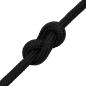 Preview: Bootsseil Schwarz 18 mm 50 m Polypropylen