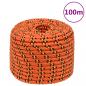 Preview: Bootsseil Orange 12 mm 100 m Polypropylen