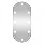 Preview: Wandspiegel mit LED-Leuchten 30x70 cm Glas Oval