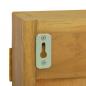 Preview: Spiegelschrank 60x10x40 cm Massivholz Teak