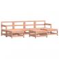 Preview: 7-tlg. Garten-Lounge-Set Massivholz Douglasie
