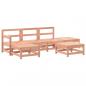 Preview: 6-tlg. Garten-Lounge-Set Massivholz Douglasie