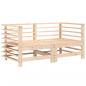 Preview: 6-tlg. Garten-Lounge-Set Massivholz Kiefer