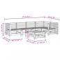 Preview: 6-tlg. Garten-Lounge-Set Massivholz Kiefer