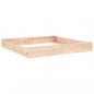 Preview: Sandkasten mit Sitzen Quadratisch Massivholz Kiefer