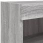 Preview: TV-Schrank mit LED-Leuchten Grau Sonoma 60x30x30 cm