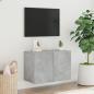 Preview: TV-Wandschrank Betongrau 60x30x41 cm