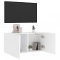 Preview: TV-Wandschrank Weiß 80x30x41 cm