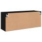 Preview: TV-Wandschrank Schwarz 100x30x41 cm