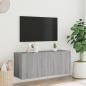 Preview: TV-Wandschrank Grau Sonoma 100x30x41 cm