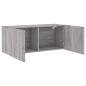 Preview: TV-Wandschrank Grau Sonoma 100x30x41 cm