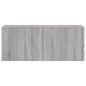 Preview: TV-Wandschrank Grau Sonoma 100x30x41 cm