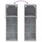 Preview: TV-Schrank mit LED-Leuchten Betongrau 30,5x30x90 cm