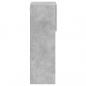 Preview: TV-Schrank mit LED-Leuchten Betongrau 30,5x30x90 cm