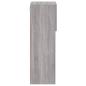 Preview: TV-Schrank mit LED-Leuchten Grau Sonoma 30,5x30x90 cm
