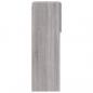 Preview: TV-Schrank mit LED-Leuchten Grau Sonoma 40,5x30x90 cm