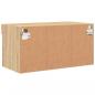 Preview: TV-Schrank mit LED-Leuchten Sonoma-Eiche 60x30x30 cm