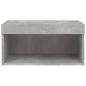 Preview: TV-Schrank mit LED-Leuchten Betongrau 60x30x30 cm