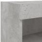 Preview: TV-Schrank mit LED-Leuchten Betongrau 60x30x30 cm