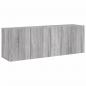 Preview: TV-Wandschränke 2 Stk. Grau Sonoma 60x30x41 cm