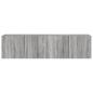 Preview: TV-Wandschränke 2 Stk. Grau Sonoma 80x30x41 cm