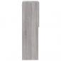 Preview: TV-Schrank mit LED-Leuchten Grau Sonoma 40,5x30x102 cm