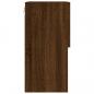 Preview: TV-Schrank mit LED-Leuchten Braun Eichen-Optik 40,5x30x60 cm