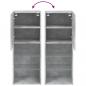 Preview: TV-Schrank mit LED-Leuchten Betongrau 40,5x30x102 cm