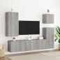 Preview: TV-Wandschrank Grau Sonoma 80x30x41 cm