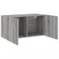 Preview: TV-Wandschrank Grau Sonoma 80x30x41 cm