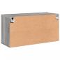 Preview: TV-Wandschrank Grau Sonoma 80x30x41 cm