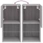 Preview: TV-Schrank mit LED-Leuchten Grau Sonoma 30,5x30x60 cm