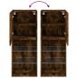 Preview: TV-Schrank mit LED-Leuchten Räuchereiche 40,5x30x102 cm