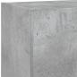 Preview: TV-Schrank mit LED-Leuchten Betongrau 40,5x30x90 cm