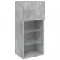 Preview: TV-Schrank mit LED-Leuchten Betongrau 40,5x30x90 cm
