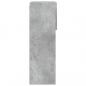 Preview: TV-Schrank mit LED-Leuchten Betongrau 40,5x30x90 cm