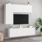 Preview: TV-Wandschränke 2 Stk. Weiß 60x30x41 cm